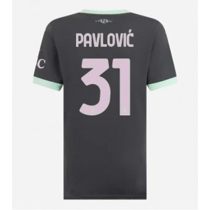 AC Milan Strahinja Pavlovic #31 Tredje Tröja Dam 2024-25 Kortärmad